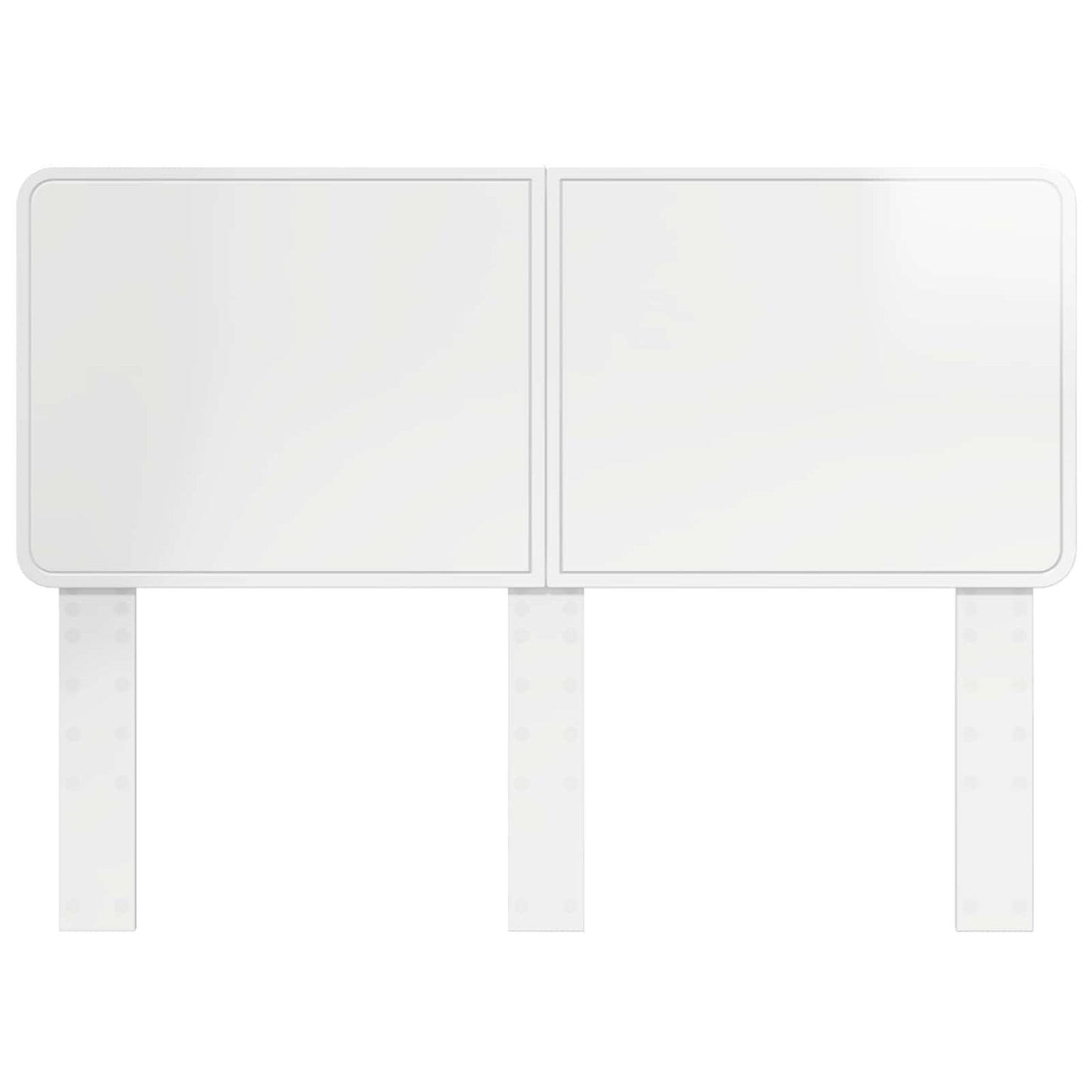 Headboard Gloss White Engineered wood