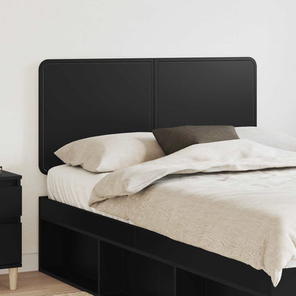 Headboard Black Engineered wood