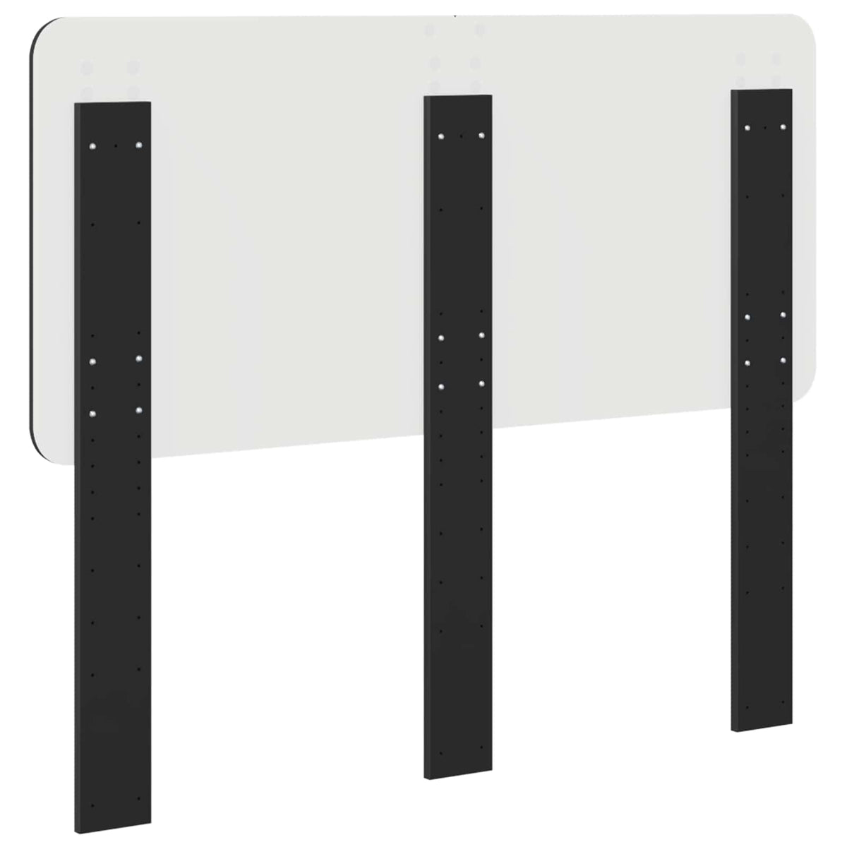 Headboard Black Engineered wood