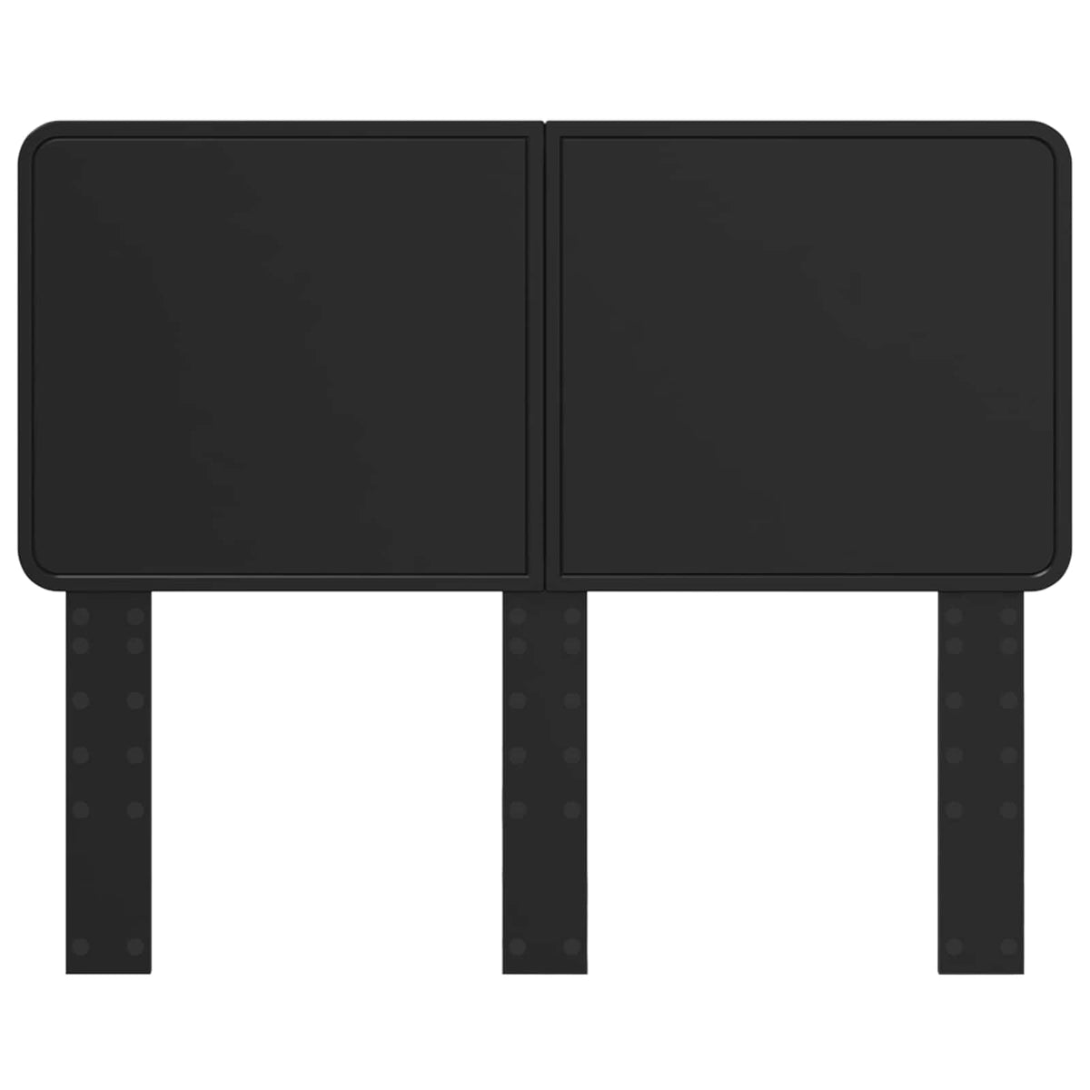 Headboard Black Engineered wood