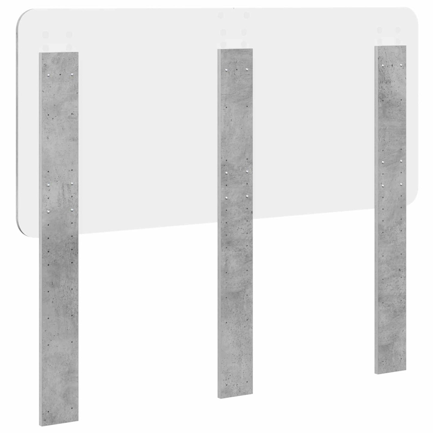 Headboard Concrete Grey Engineered wood