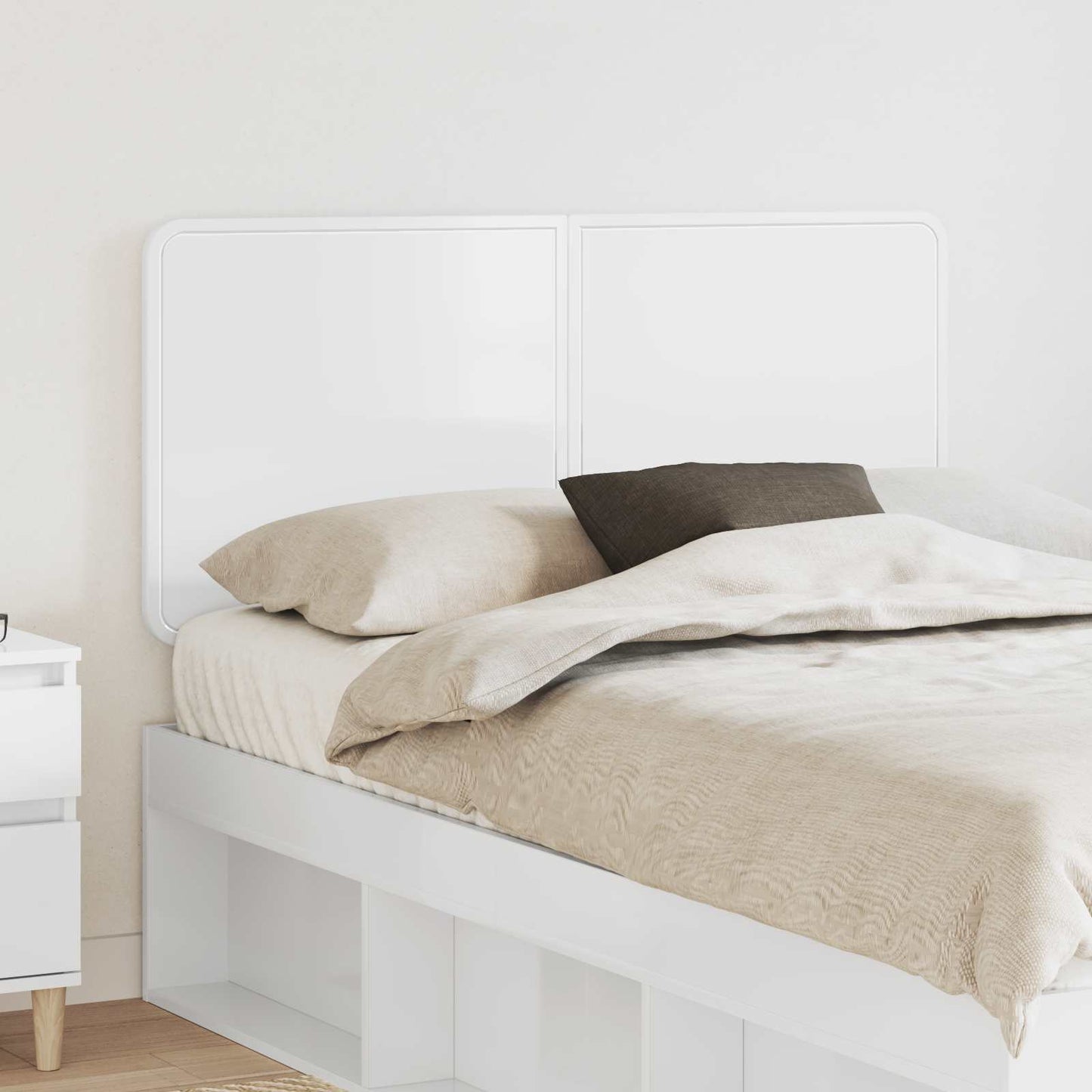 Headboard Gloss White Engineered wood