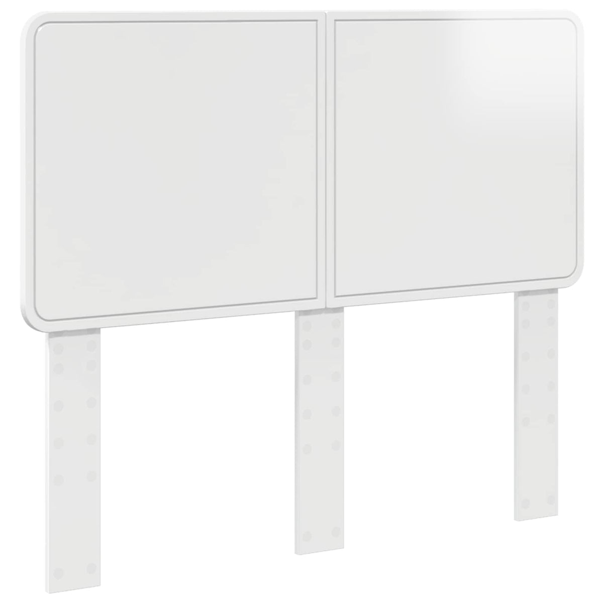 Headboard High Gloss White Engineered wood