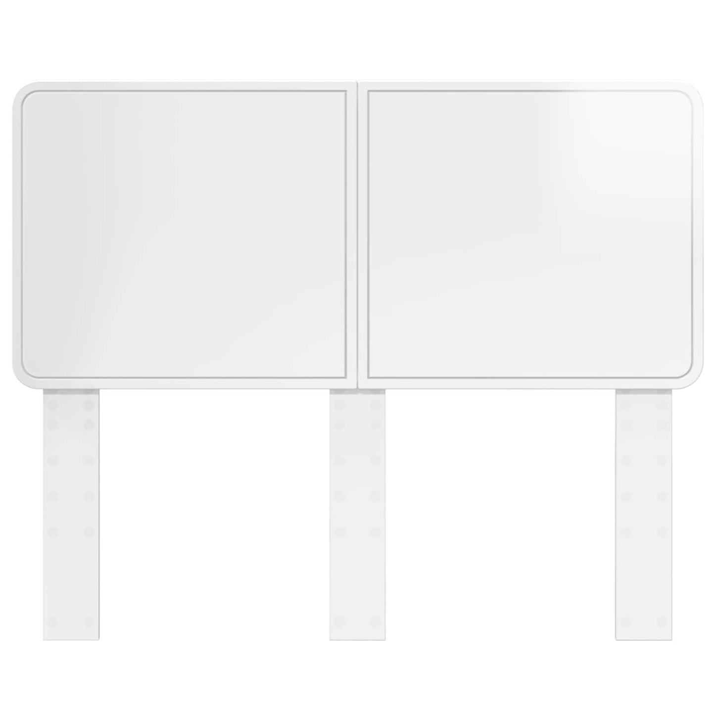 Headboard Gloss White Engineered wood