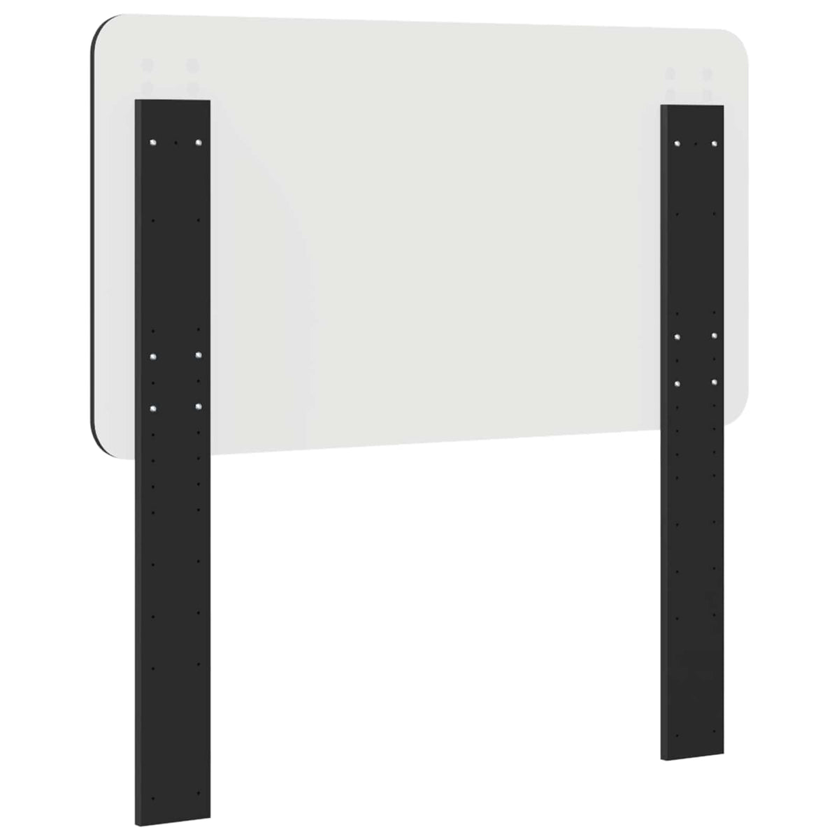 Headboard Black Engineered wood