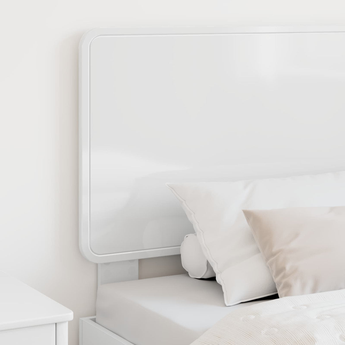 Headboard High Gloss White Engineered wood