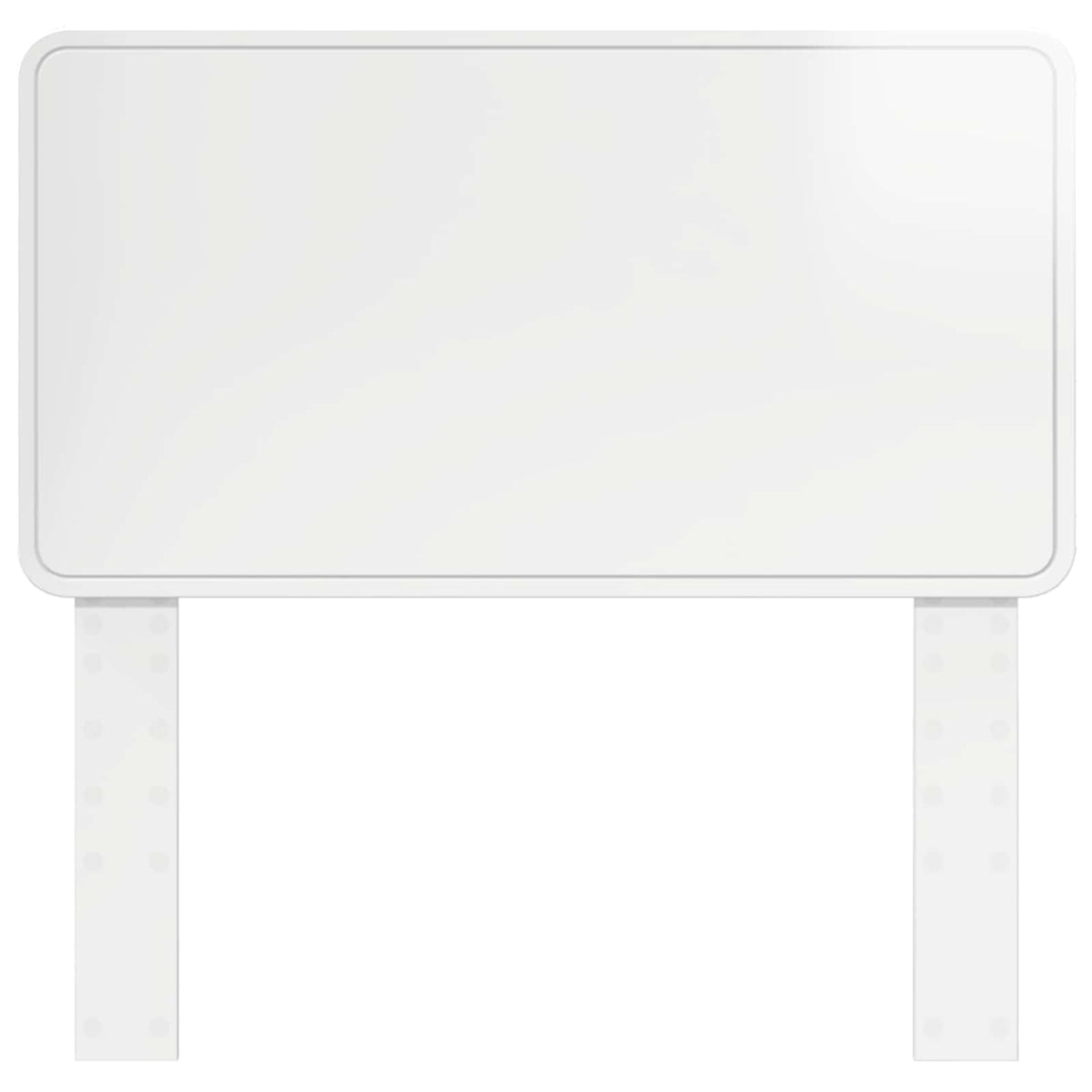 Headboard High Gloss White Engineered wood