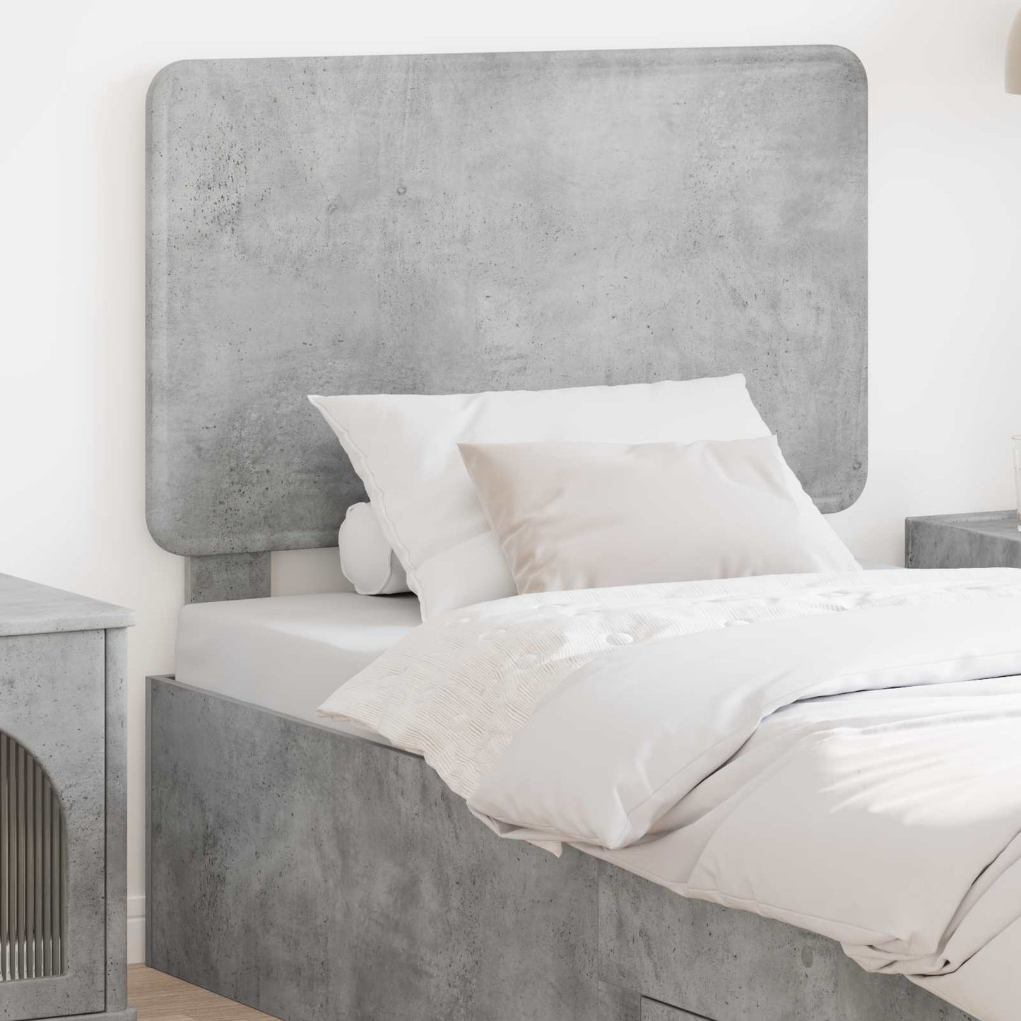 Headboard Concrete Grey Engineered wood