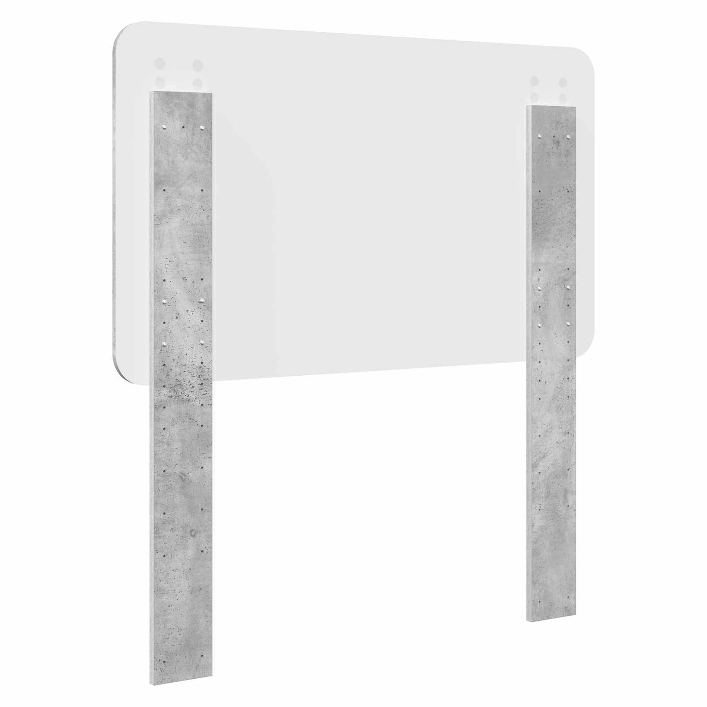 Headboard Concrete Grey Engineered wood