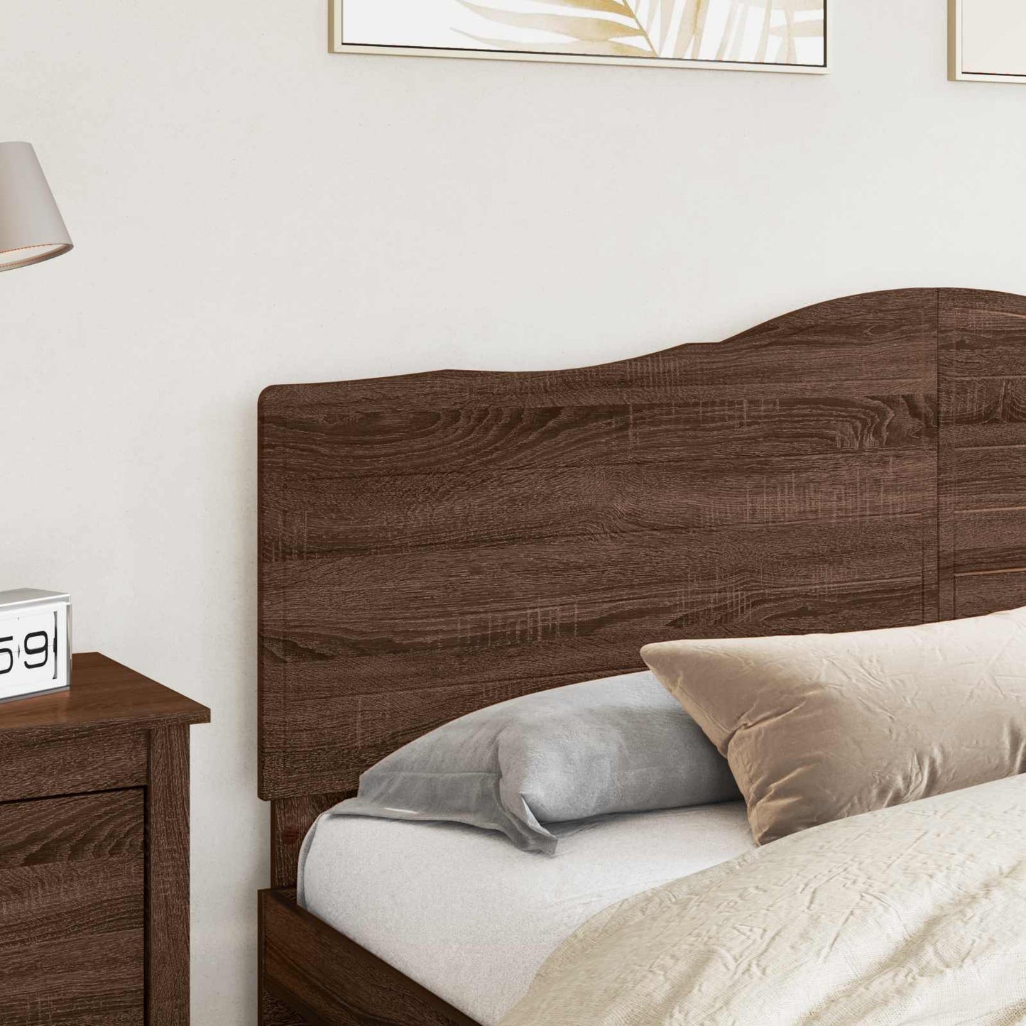 Headboard Brown Oak Engineered wood