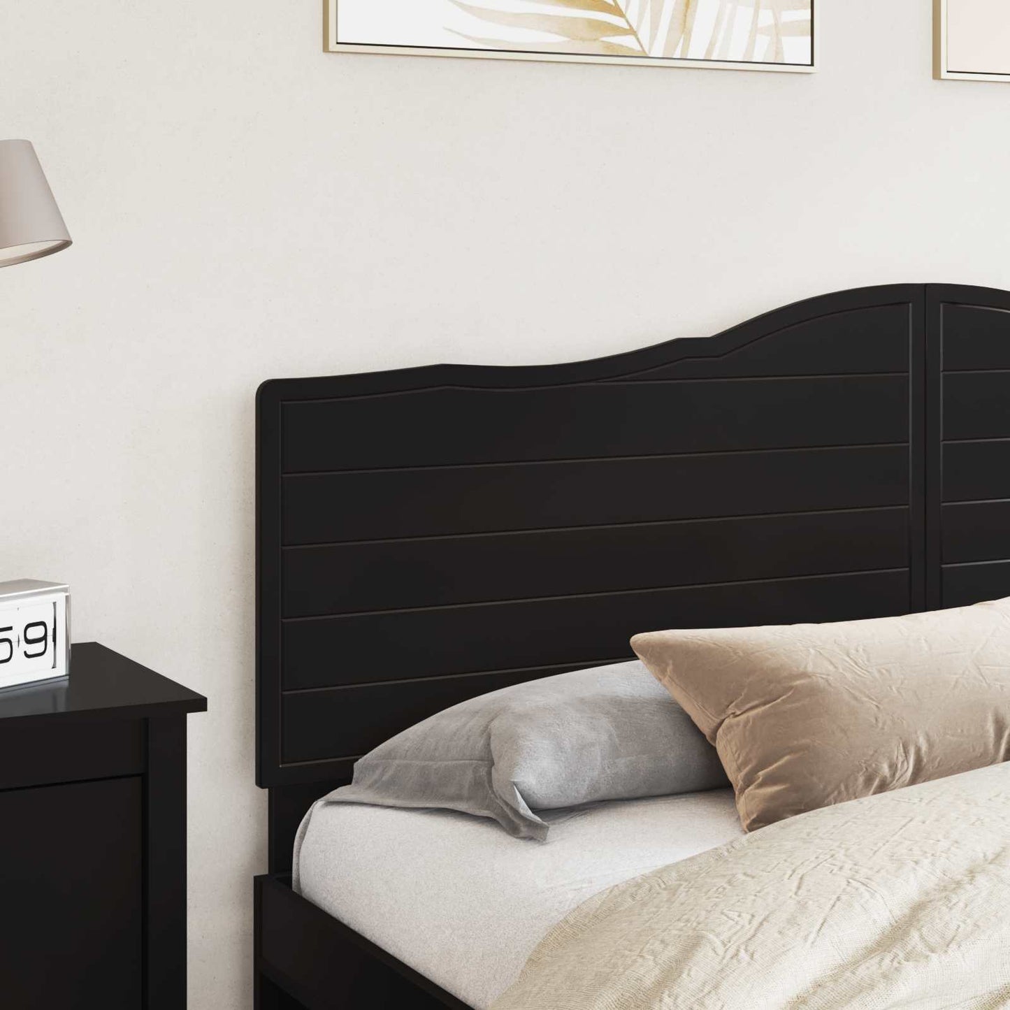 Headboard Black Oak Engineered wood