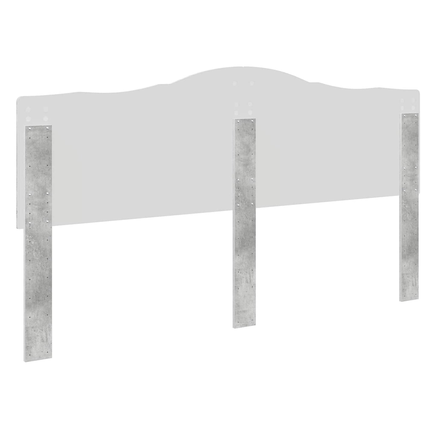 Headboard Concrete Grey Engineered wood