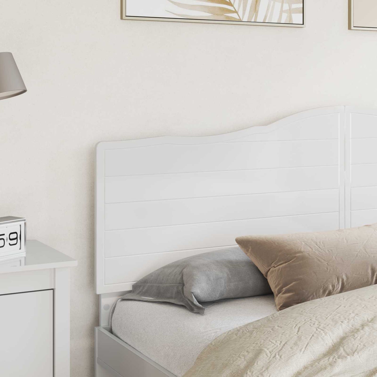 Headboard Gloss White Engineered wood