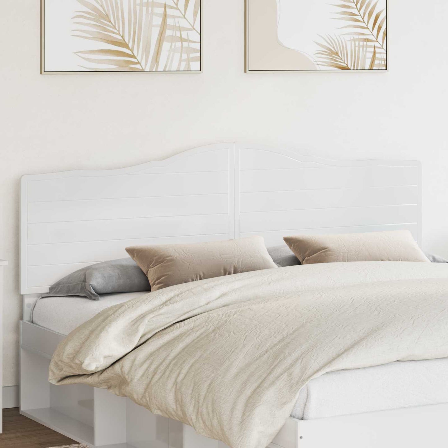 Headboard Gloss White Engineered wood