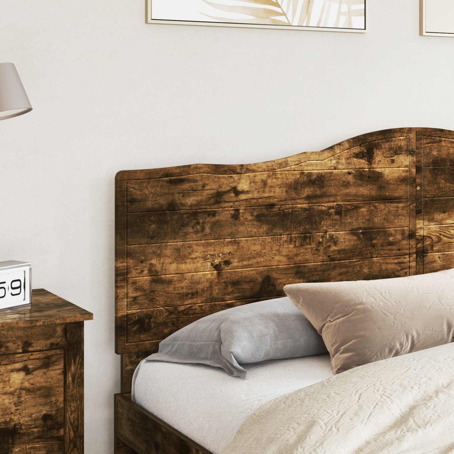 Headboard Smoked Oak Engineered wood