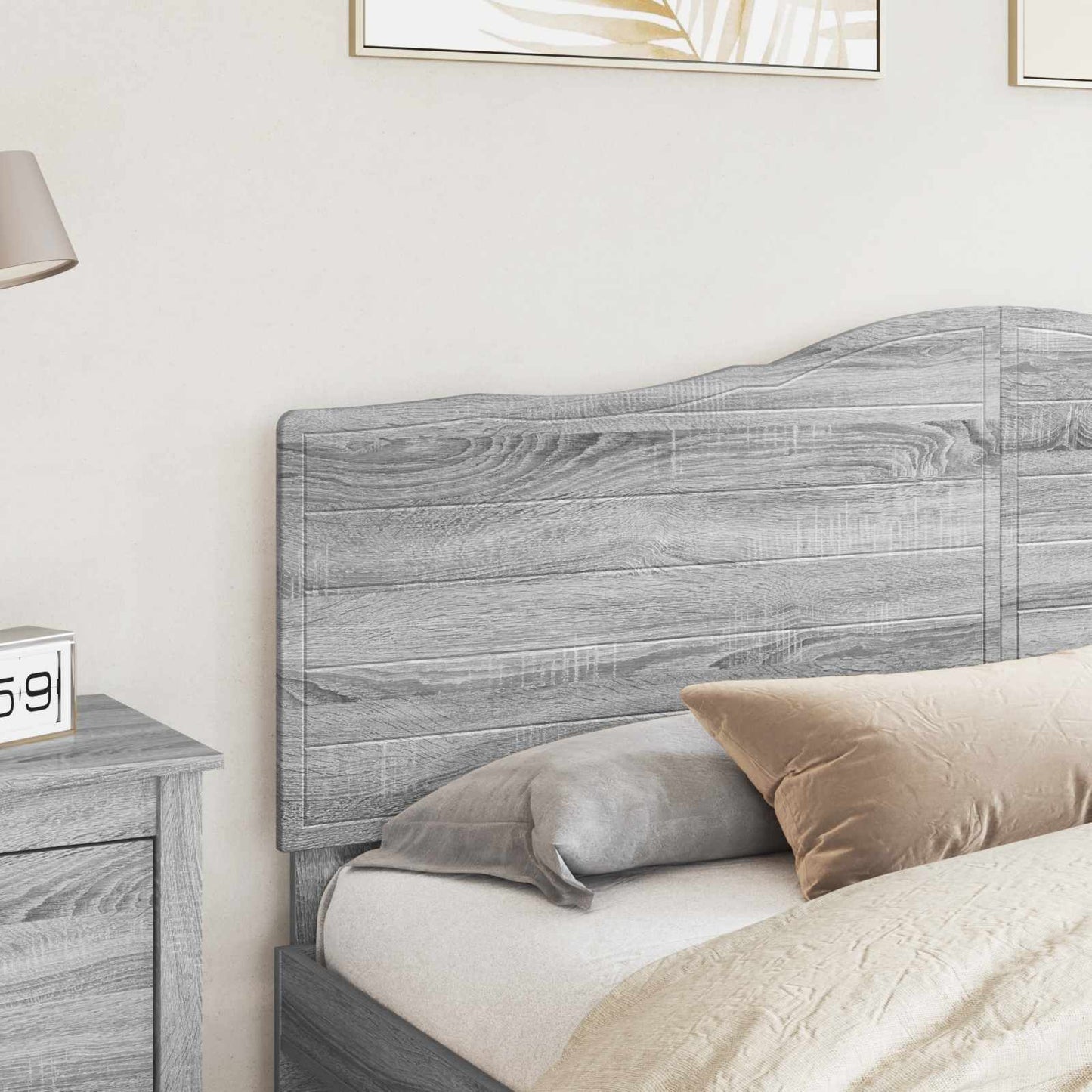 Headboard Grey Sonoma Engineered wood