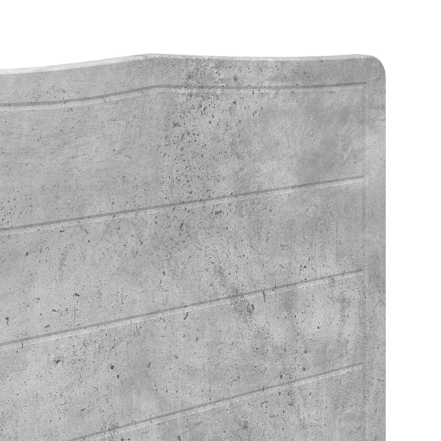 Headboard Concrete Grey Engineered wood