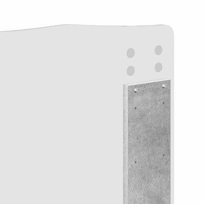 Headboard Concrete Grey Engineered wood