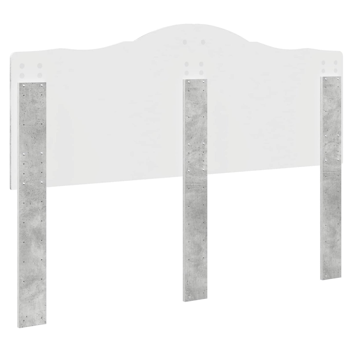 Headboard Concrete Grey Engineered wood