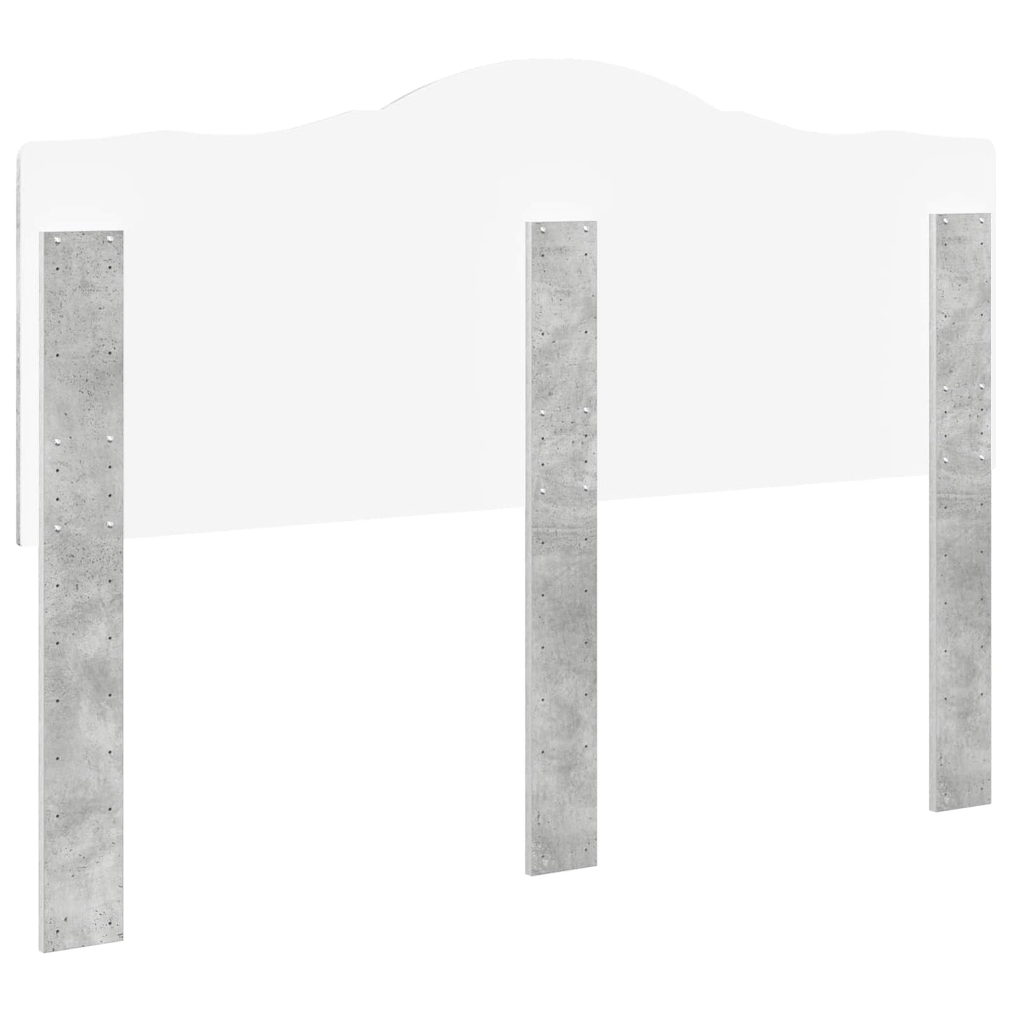 Headboard Concrete Grey Engineered wood