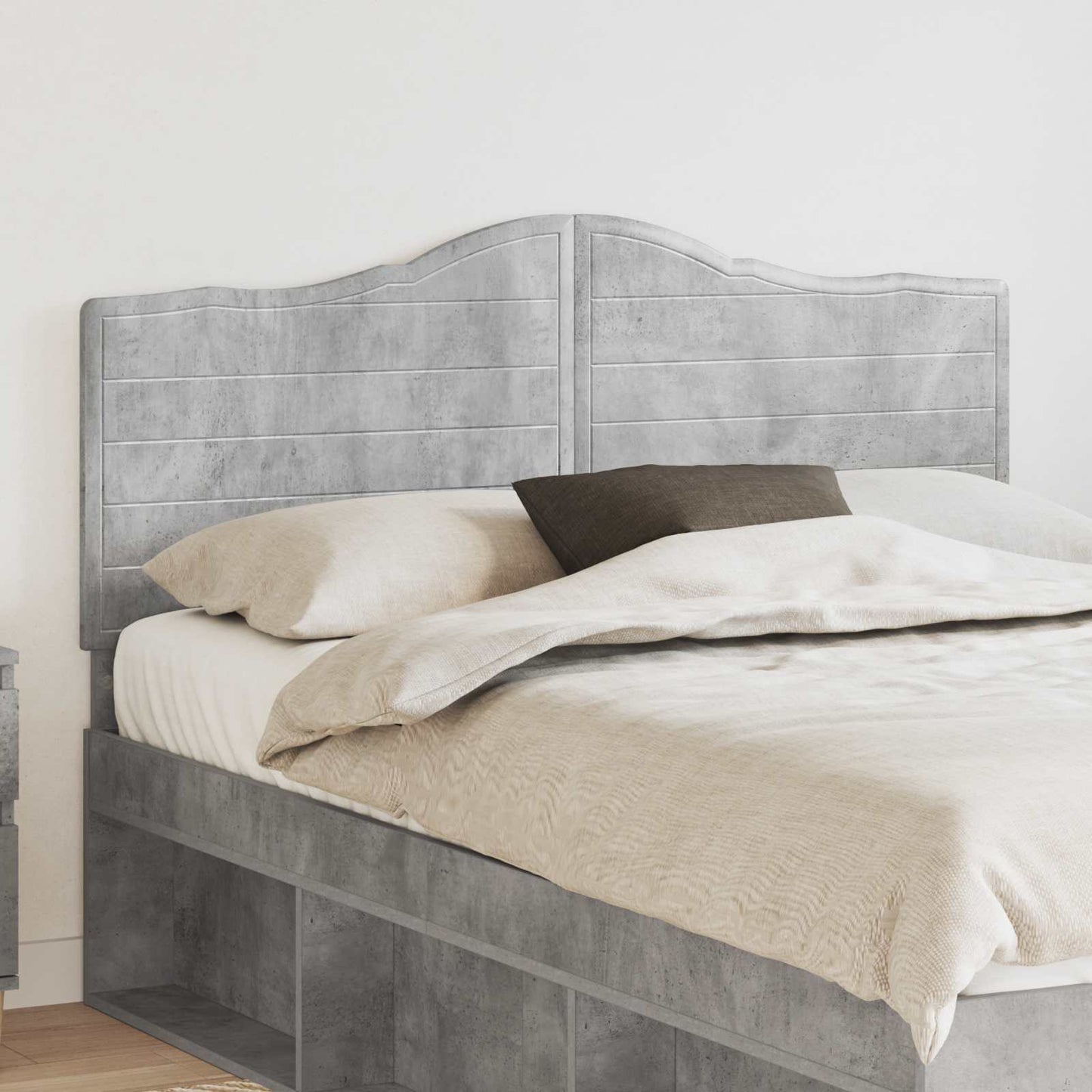 Headboard Concrete Grey Engineered wood