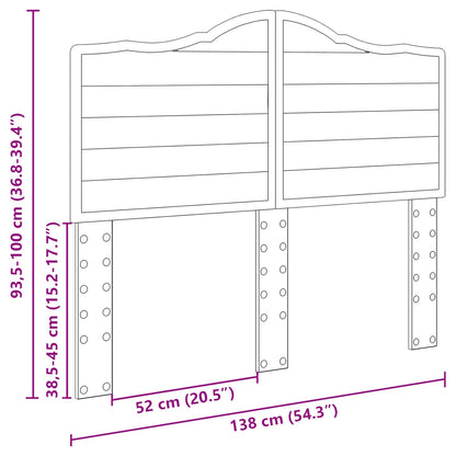 Headboard White Engineered wood