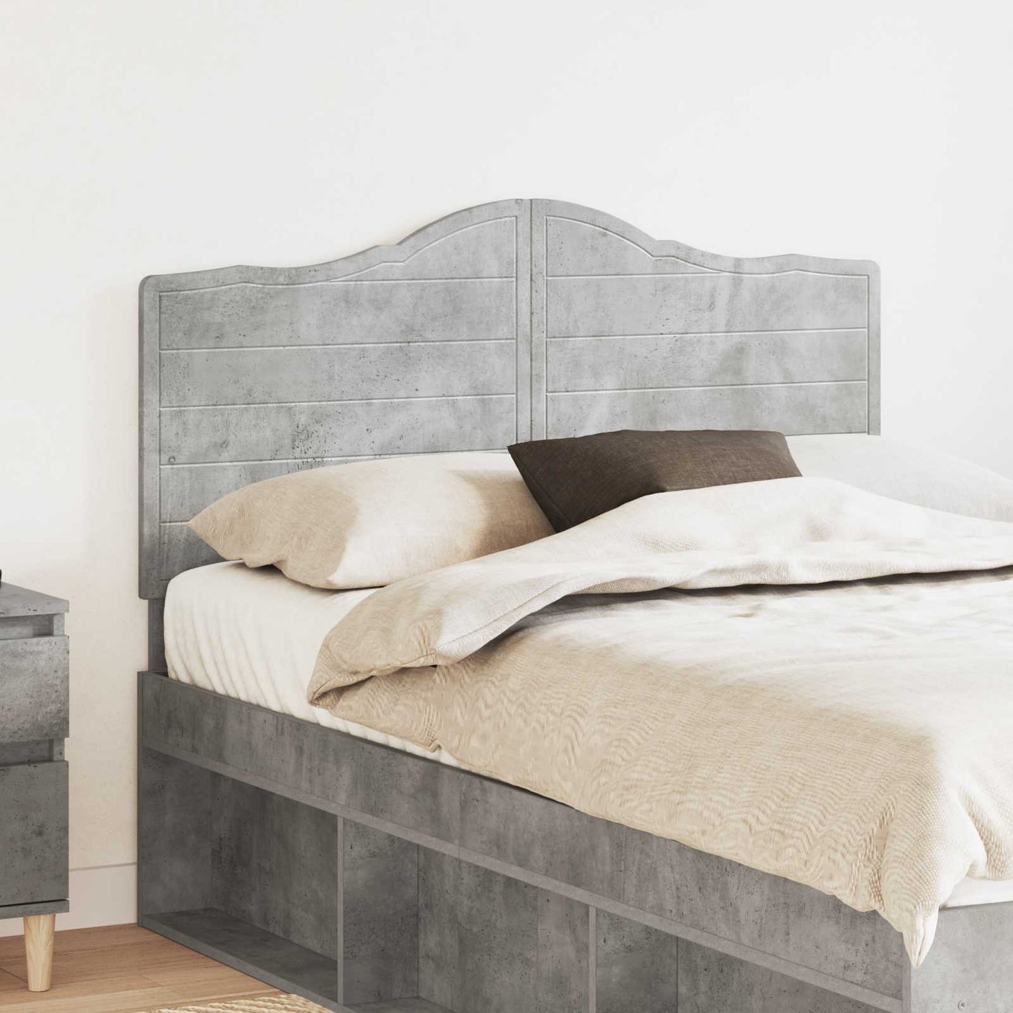 Headboard Concrete Grey Engineered wood