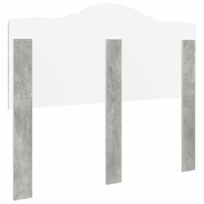 Headboard Concrete Grey Engineered wood
