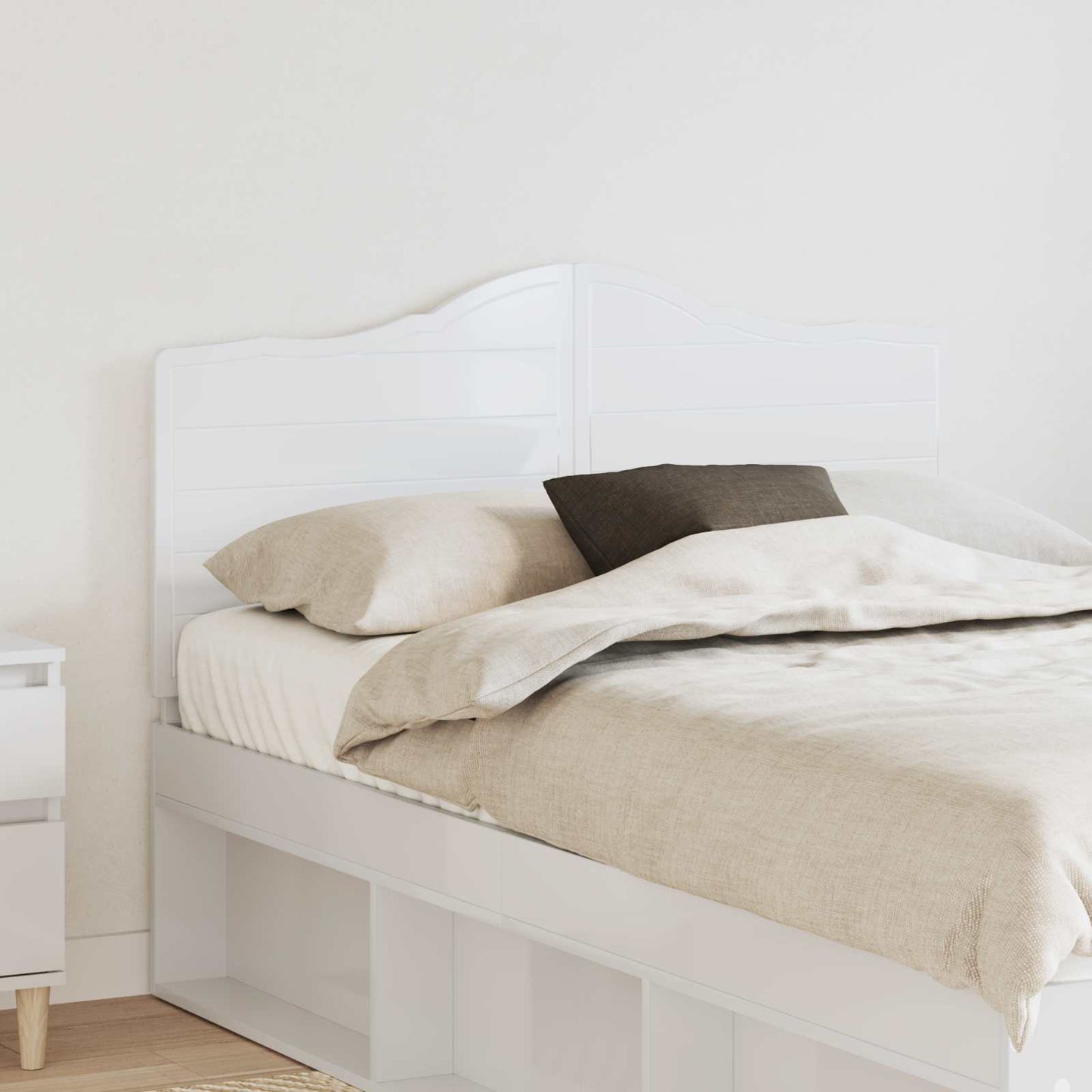 Headboard Gloss White Engineered wood