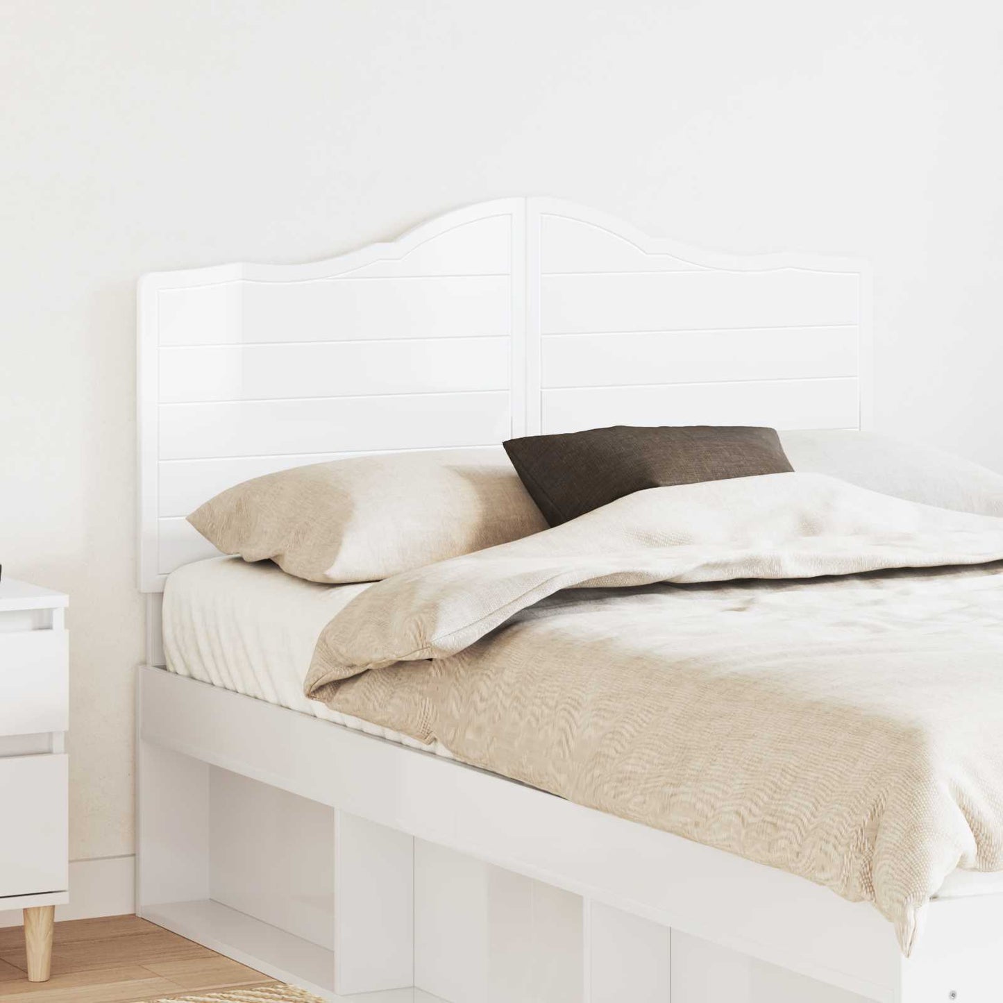 Headboard Gloss White Engineered wood