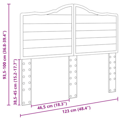 Headboard Gloss White Engineered wood