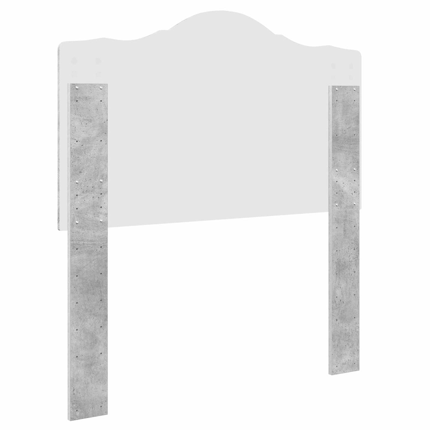 Headboard Concrete Grey Engineered wood