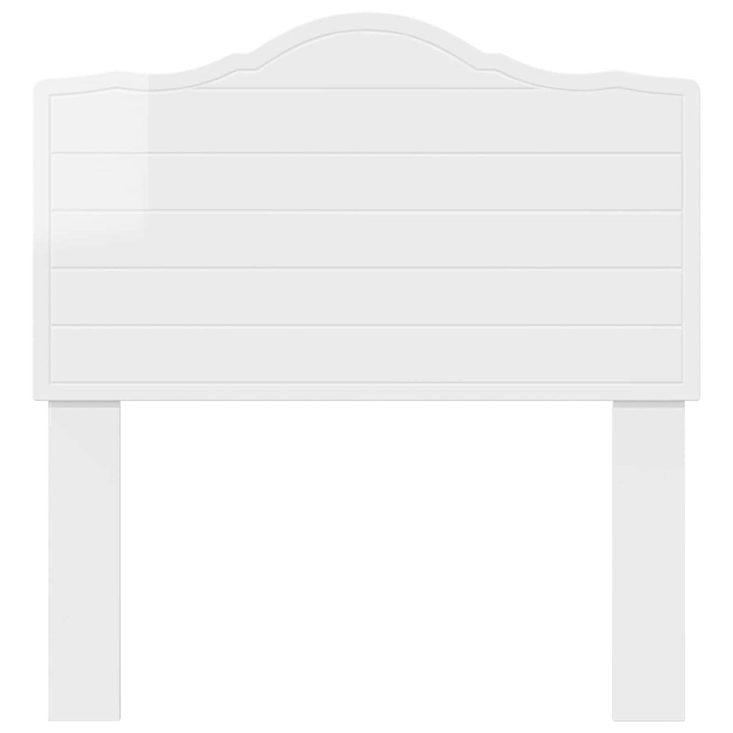 Headboard Gloss White Engineered wood