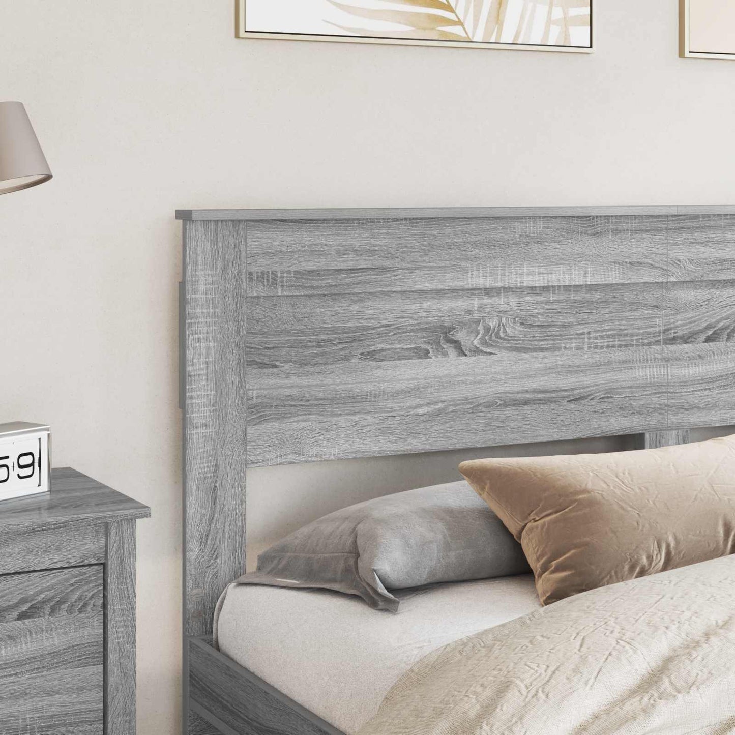 Headboard Grey Sonoma Engineered wood