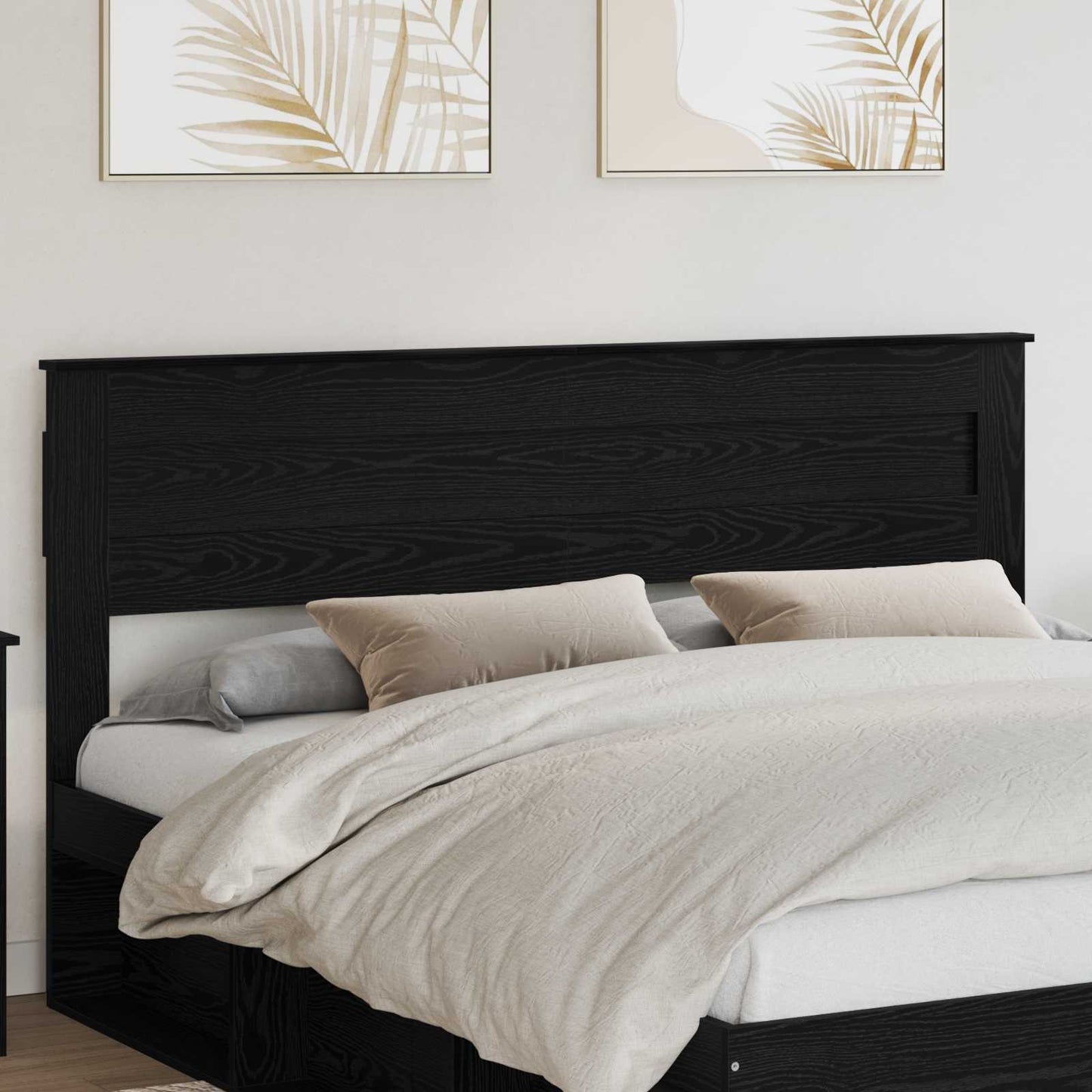 Headboard Black Oak Engineered wood