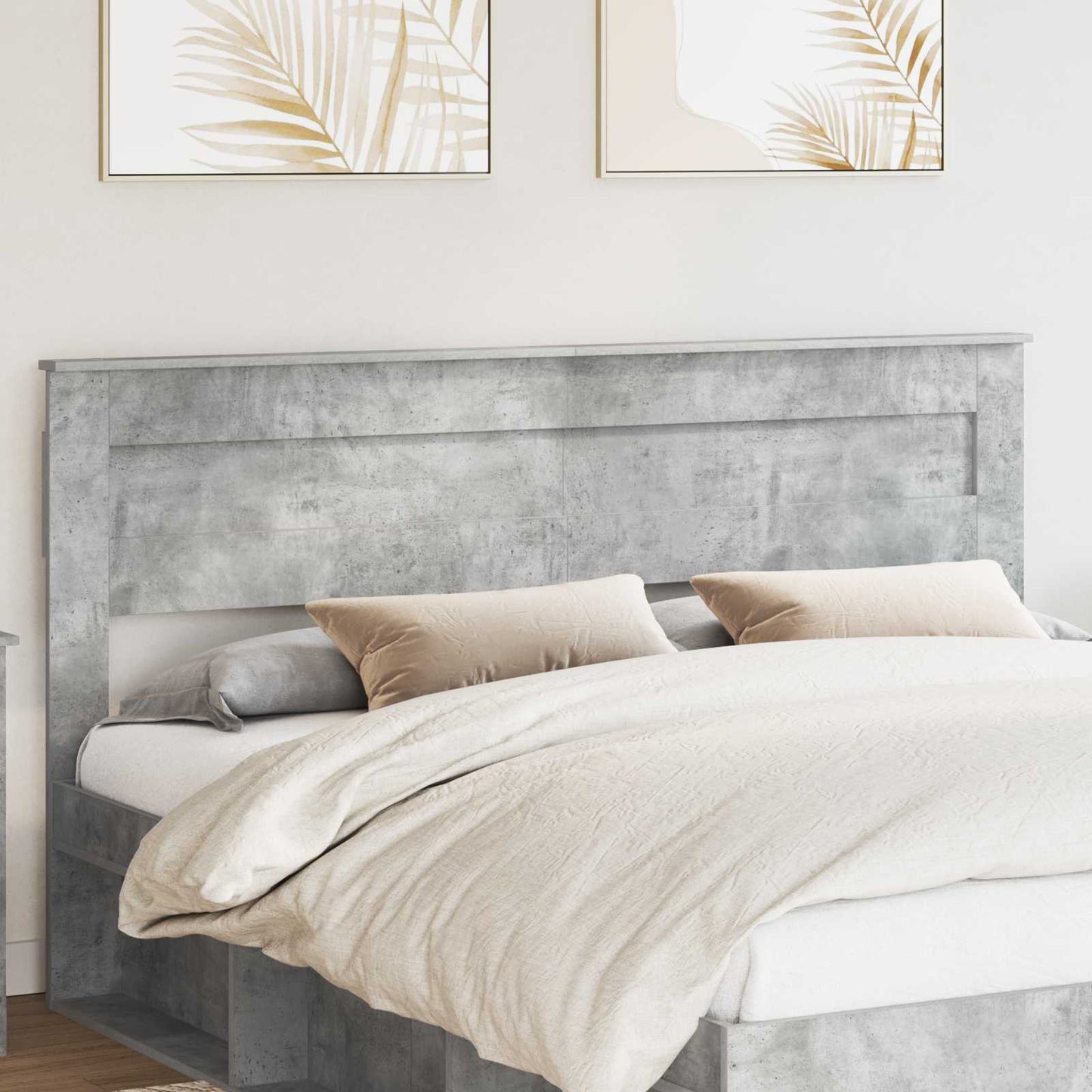 Headboard Concrete Grey Engineered wood