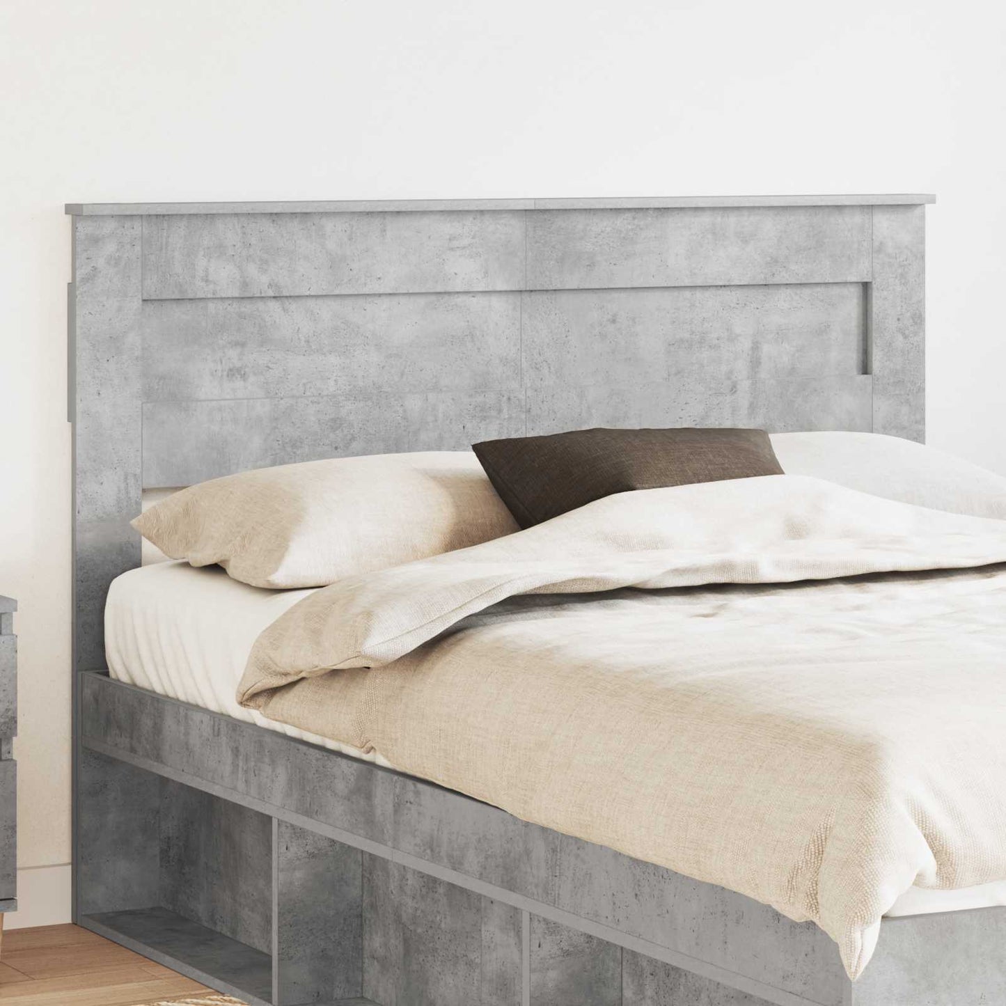 Headboard Concrete Grey Engineered wood