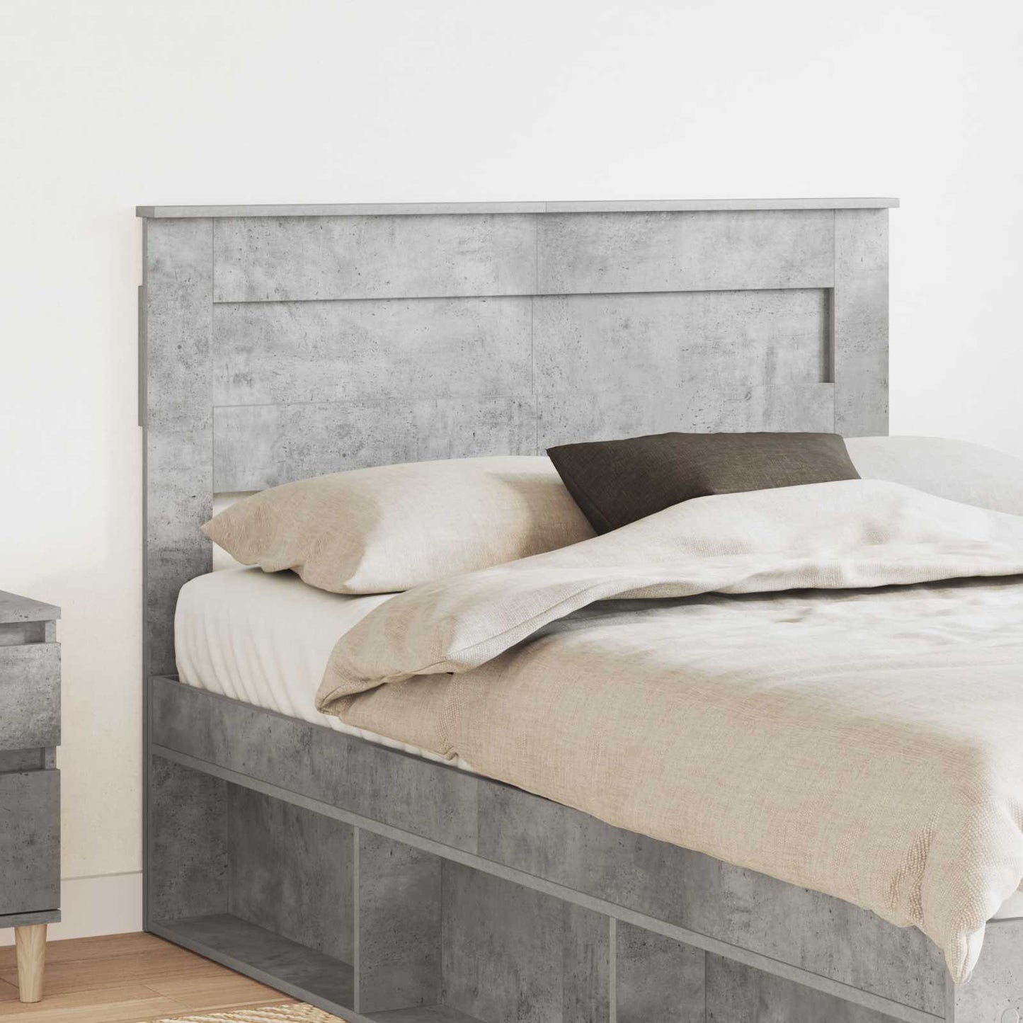 Headboard Concrete Grey Engineered wood