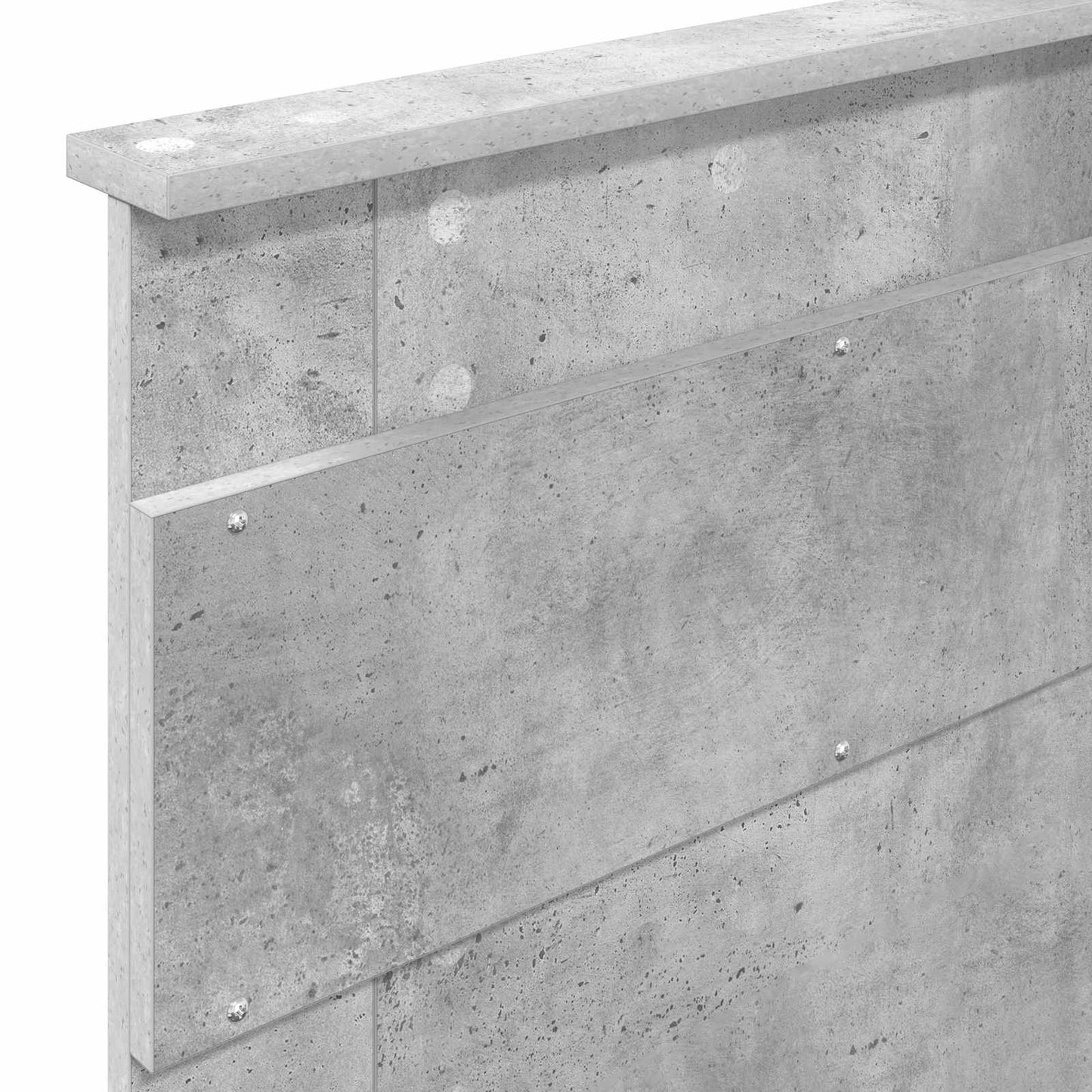 Headboard Concrete Grey Engineered wood