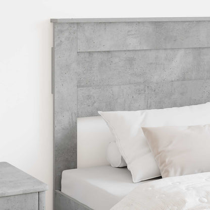 Headboard Concrete Grey Engineered wood