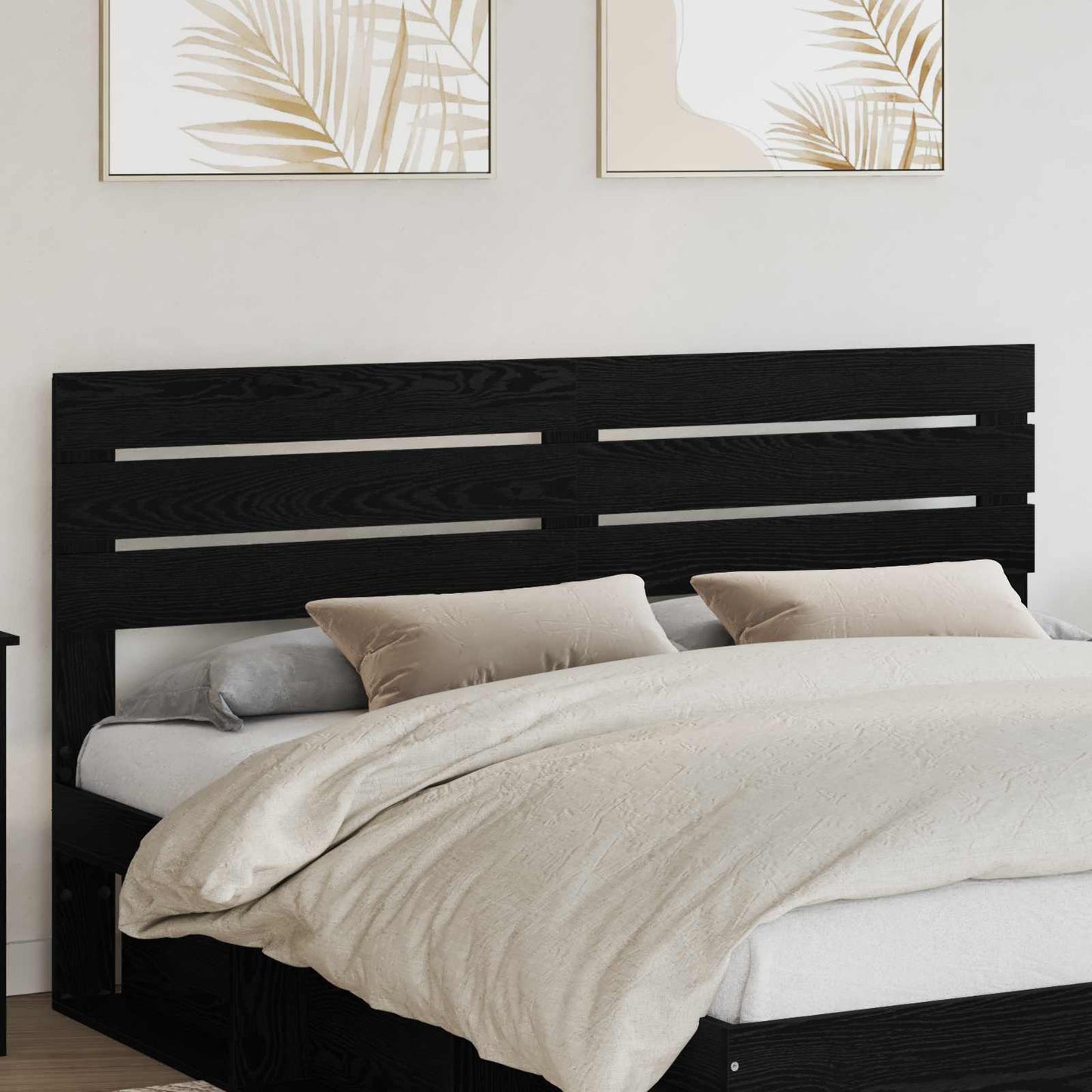 Headboard Black Oak Engineered wood
