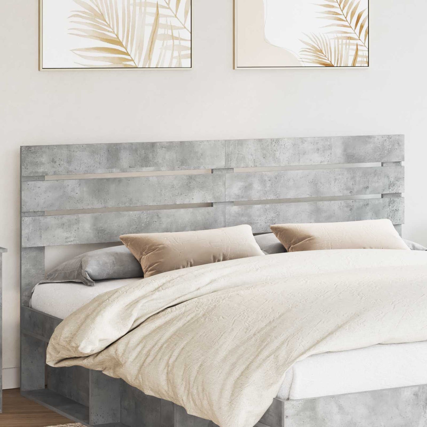 Headboard Concrete Grey Engineered wood