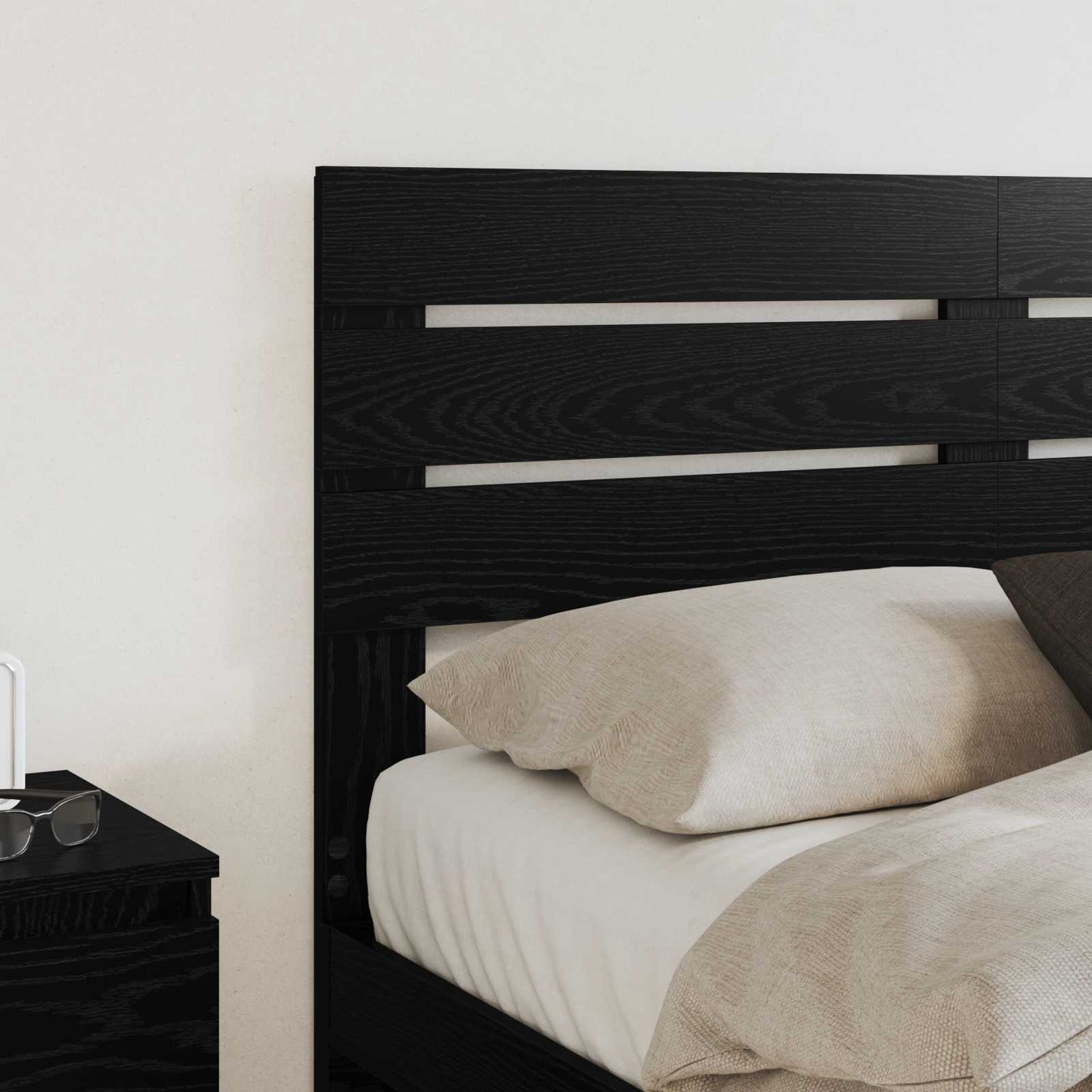 Headboard Black Oak Engineered wood