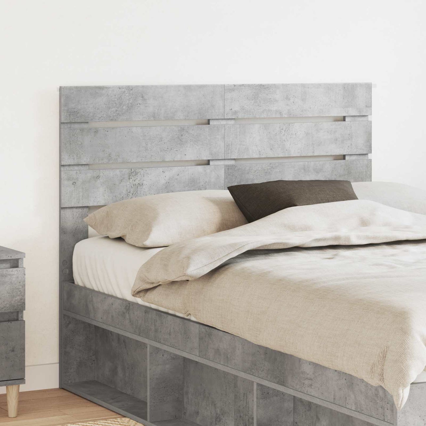 Headboard Concrete Grey Engineered wood