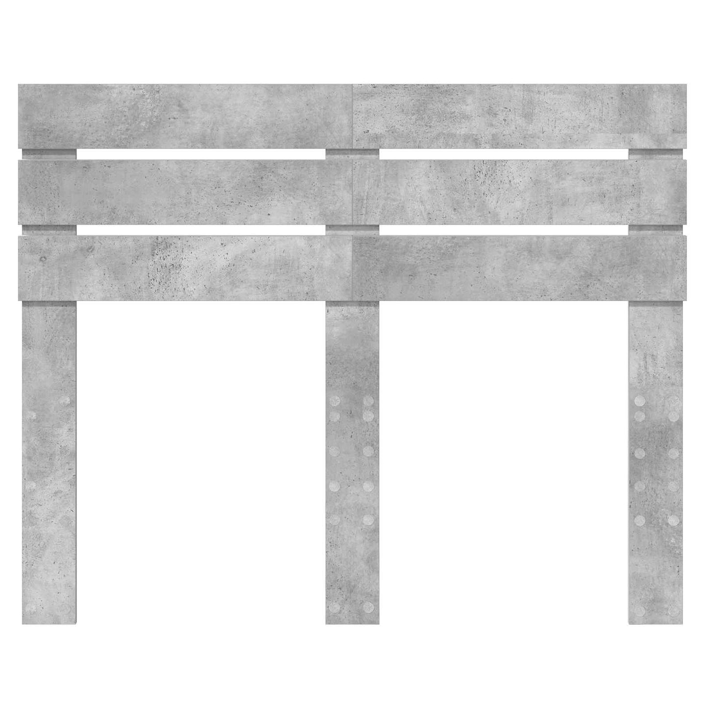 Headboard Concrete Grey Engineered wood
