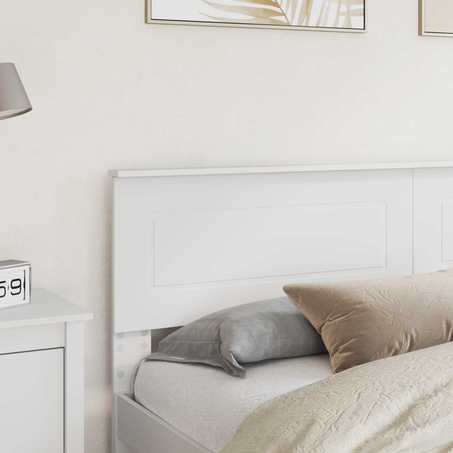 Headboard White Engineered wood