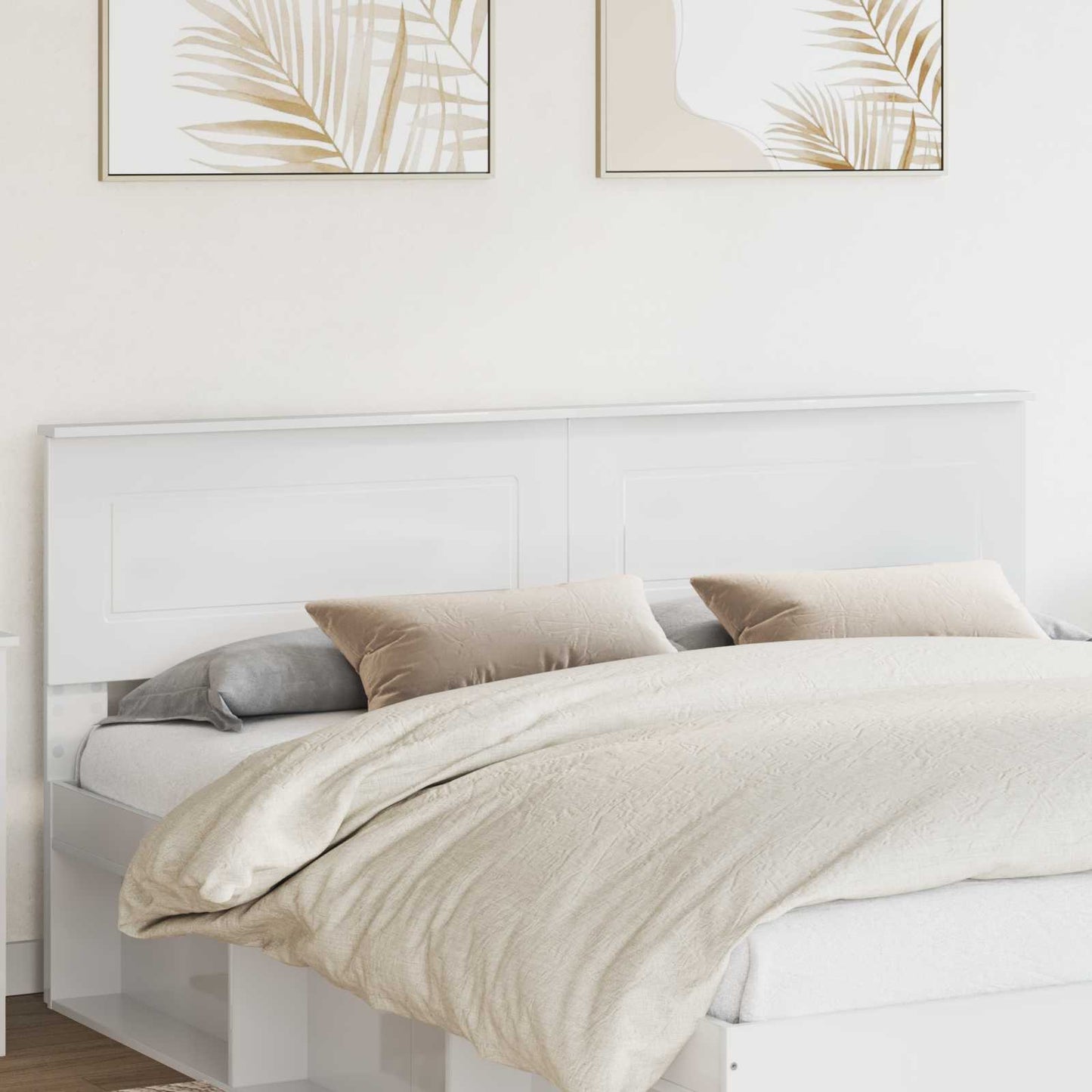 Headboard Gloss White Engineered wood