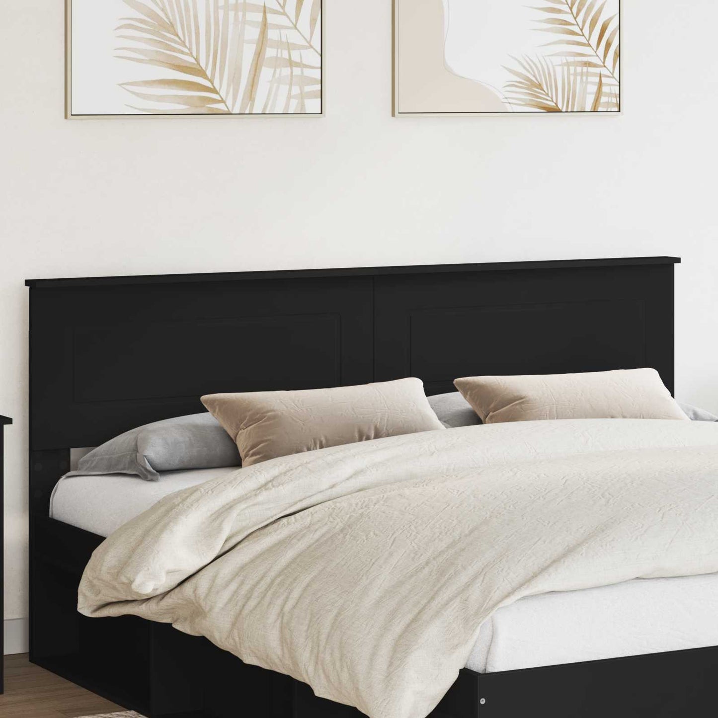 Headboard Black Oak Engineered wood