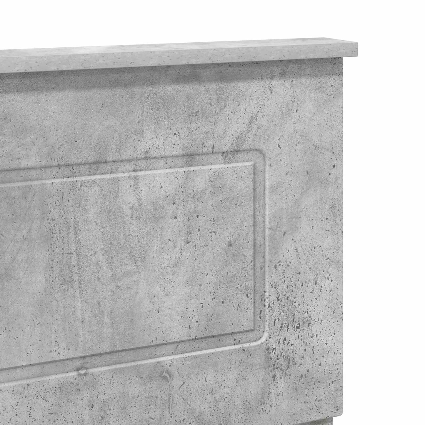 Headboard Concrete Grey Engineered wood