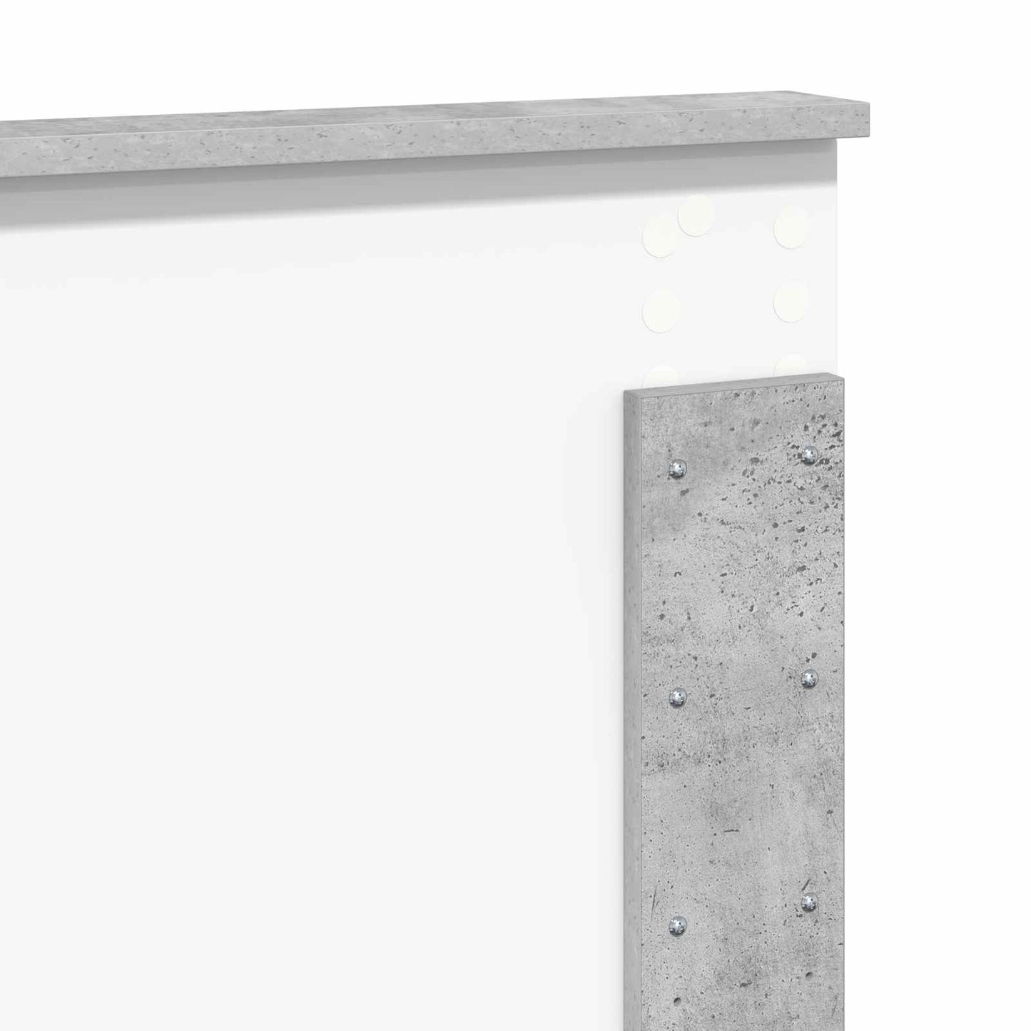 Headboard Concrete Grey Engineered wood